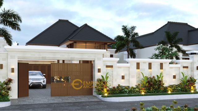 Video Desain Rumah Villa Bali 1 Lantai Ibu dr. Tunjung di  Bengkulu