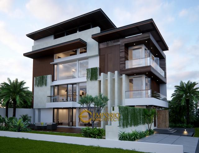 Video Desain Rumah Modern 3 Lantai Bapak Edy di  Jakarta Barat