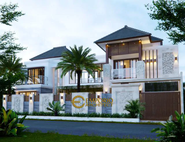 Desain Rumah Villa Bali 2 Lantai Bapak Erik di  Kendari, Sulawesi Tenggara