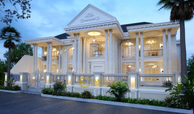 Mrs. Wilma Classic House 2 Floors Design - Jakarta