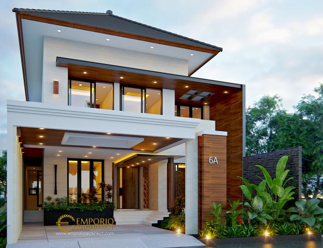 Video Desain Rumah Modern 2 Lantai Bapak Anton M. Purba di  Jakarta
