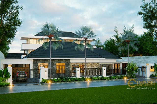Video Desain Rumah Modern Tropis 3 Lantai Bapak Boy di  Jakarta