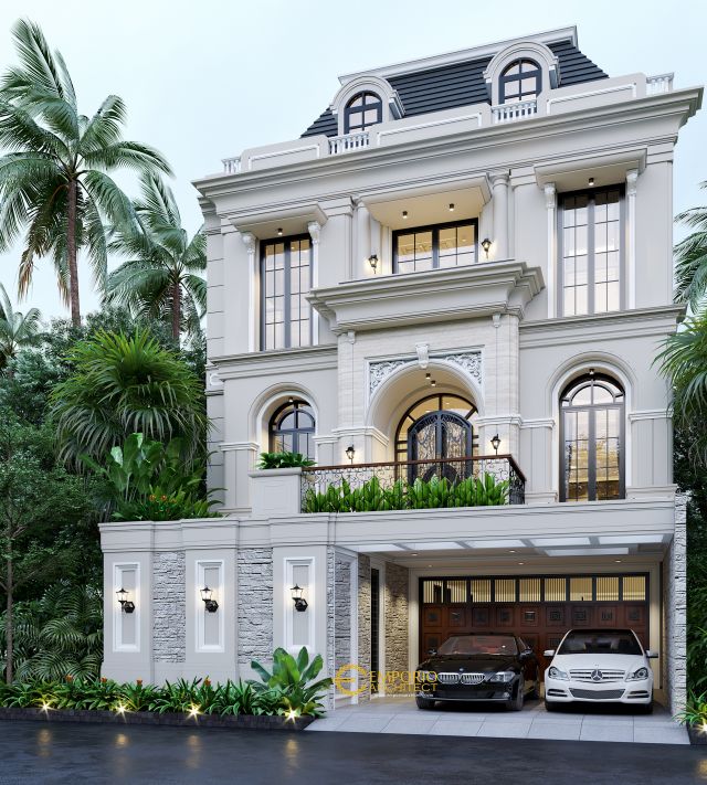 Video Desain Rumah Classic 3 Lantai Bapak Gusti II di  Jakarta