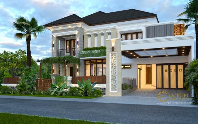 #frontviewexterior - Mr. Halim Villa Bali House 2 Floors Design - Jakarta - Code 10603