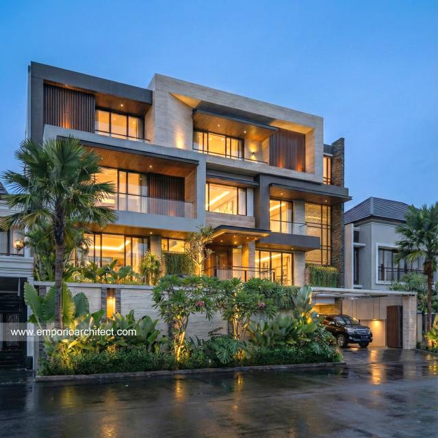 Mrs. ST Modern House 4 Floors Design - Jakarta