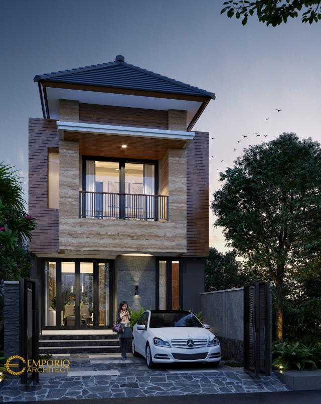 Video Desain Rumah Modern 2 Lantai Bapak Fahmi di  Jakarta Timur