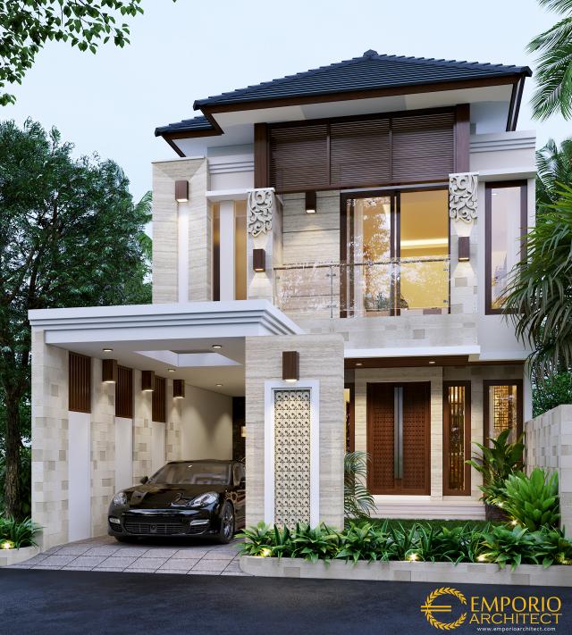 Video Desain Rumah Villa Bali 2 Lantai Bapak Frenky di  Jakarta Timur