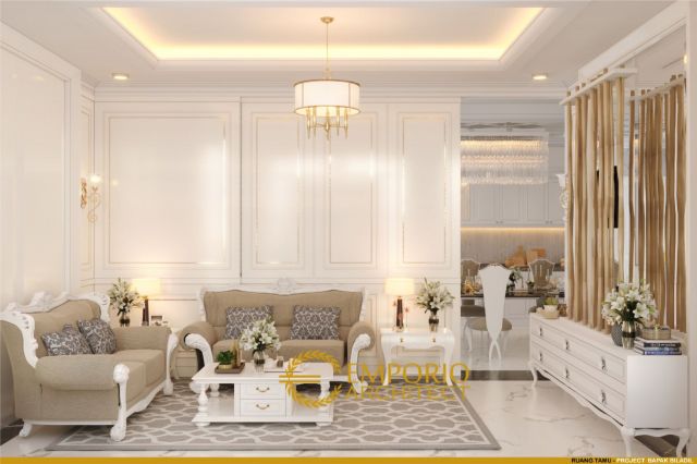 Desain Ruang Tamu Rumah Bapak Biladil di Jakarta Timur
