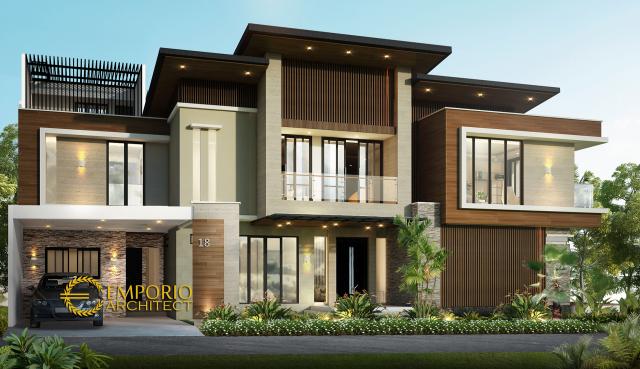 Video Desain Rumah Hook Modern 2 Lantai Ibu Emil di  Jakarta Utara
