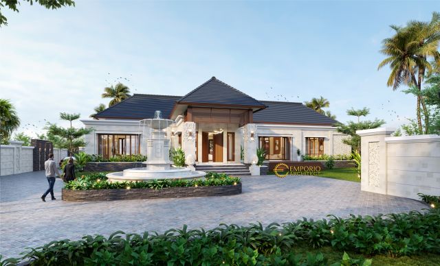 Video Desain Rumah Villa Bali 1 Lantai Bapak Taufan di  Jember, Jawa Timur