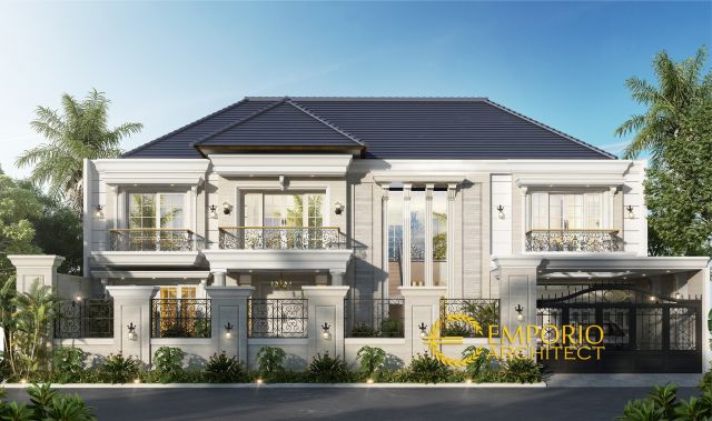 Video Desain Rumah Classic 2 Lantai Ibu Zaitin di  Kalimantan Selatan