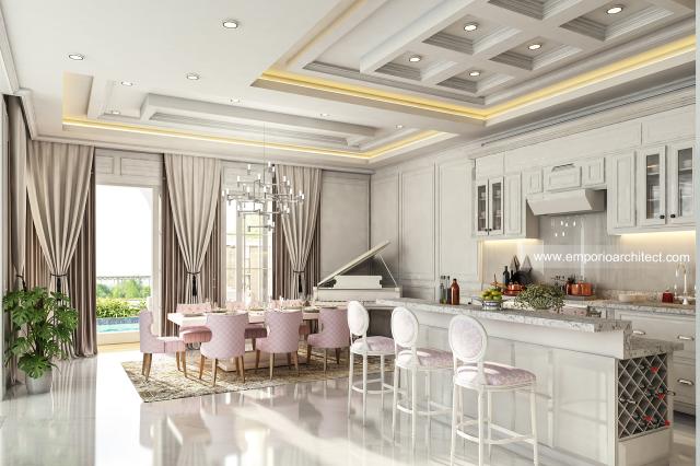 Desain Dapur dan Ruang Makan Rumah Bapak MD di Kelapa Gading, Jakarta Utara