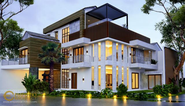 Video Desain Rumah Hook Modern 3 Lantai Bapak Joky di  Munggu, Badung, Bali