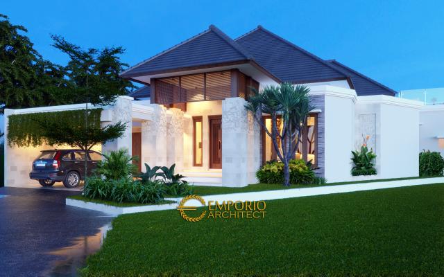 Video Desain Rumah Villa Bali 1 Lantai Bapak Taufik Hidayat di  Padang, Sumatera Barat