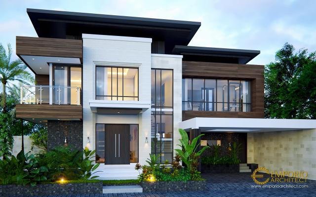 Video Desain Rumah Modern 2 Lantai Bapak Ivan di  Palembang
