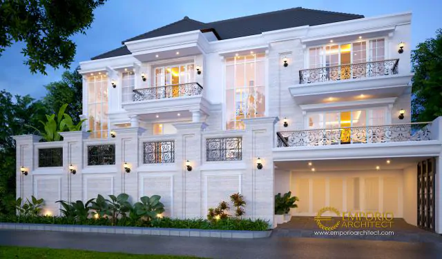 Video Desain Rumah Classic 2.5 Lantai Bapak Bobby di  Pontianak