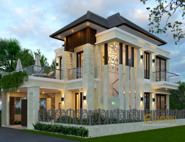 Video Desain Rumah Villa Bali 2 Lantai Bapak Setiawan di  Puncak, Bogor