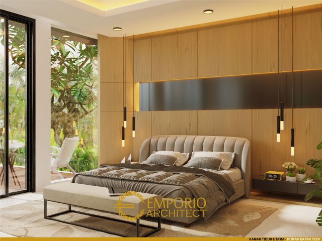 Desain Kamar Tidur Rumah Ibu Sarah di Rangkasbitung, Banten
