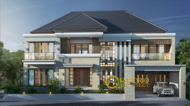 Video Desain Rumah Villa Bali 2 Lantai Bapak Muhammad Karim di  Yogyakarta