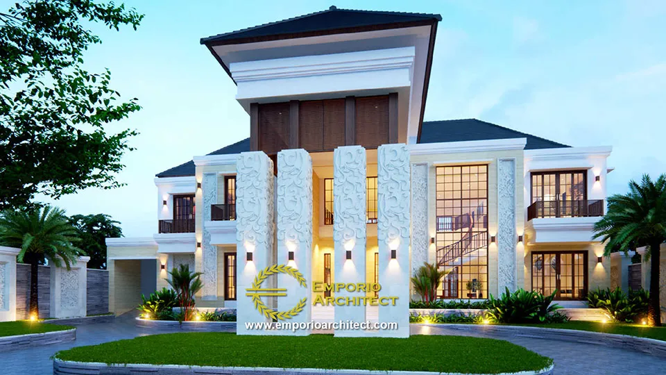 Desain Rumah Style Villa Bali