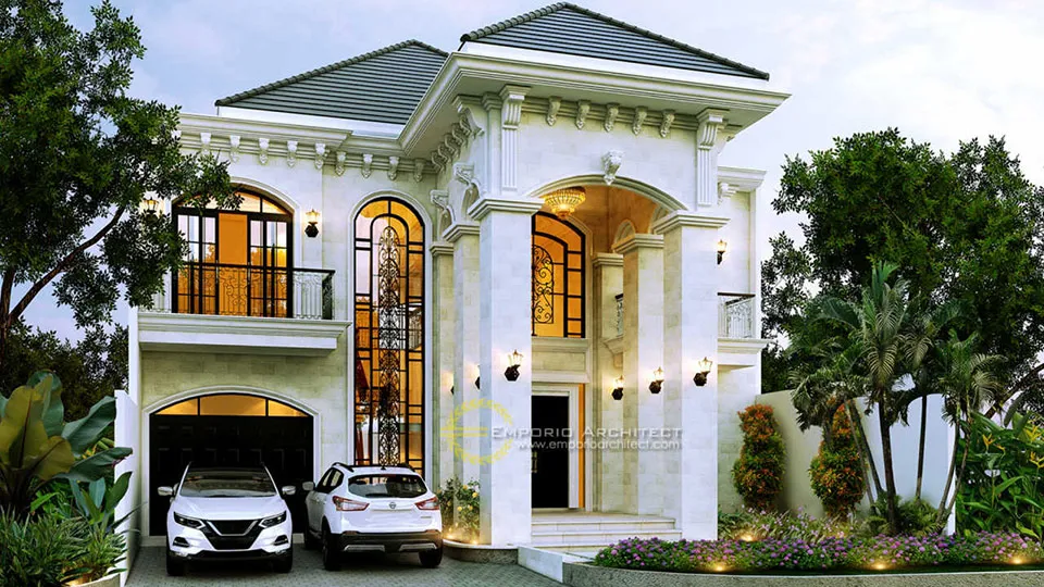 Desain Rumah Style Mediteran Tropis