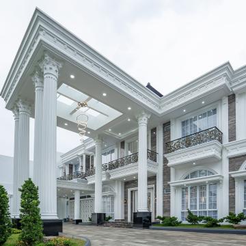 Construction Results Mr. A Classic House 2 Floors Design - Jawa Barat